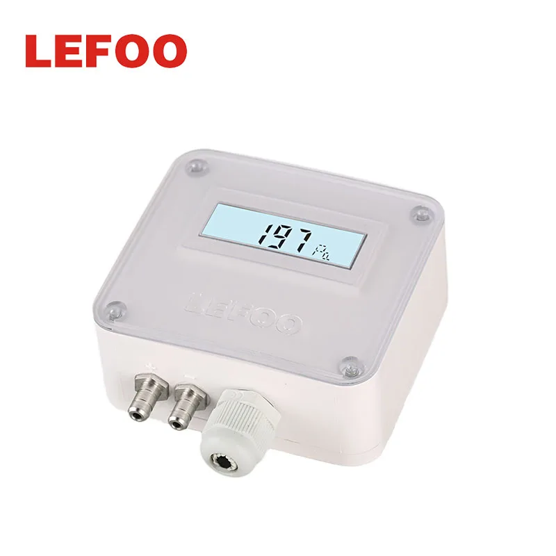 LFM 11 series 4~20mA output differential pressure transmitter with display for Hvac/ industry application