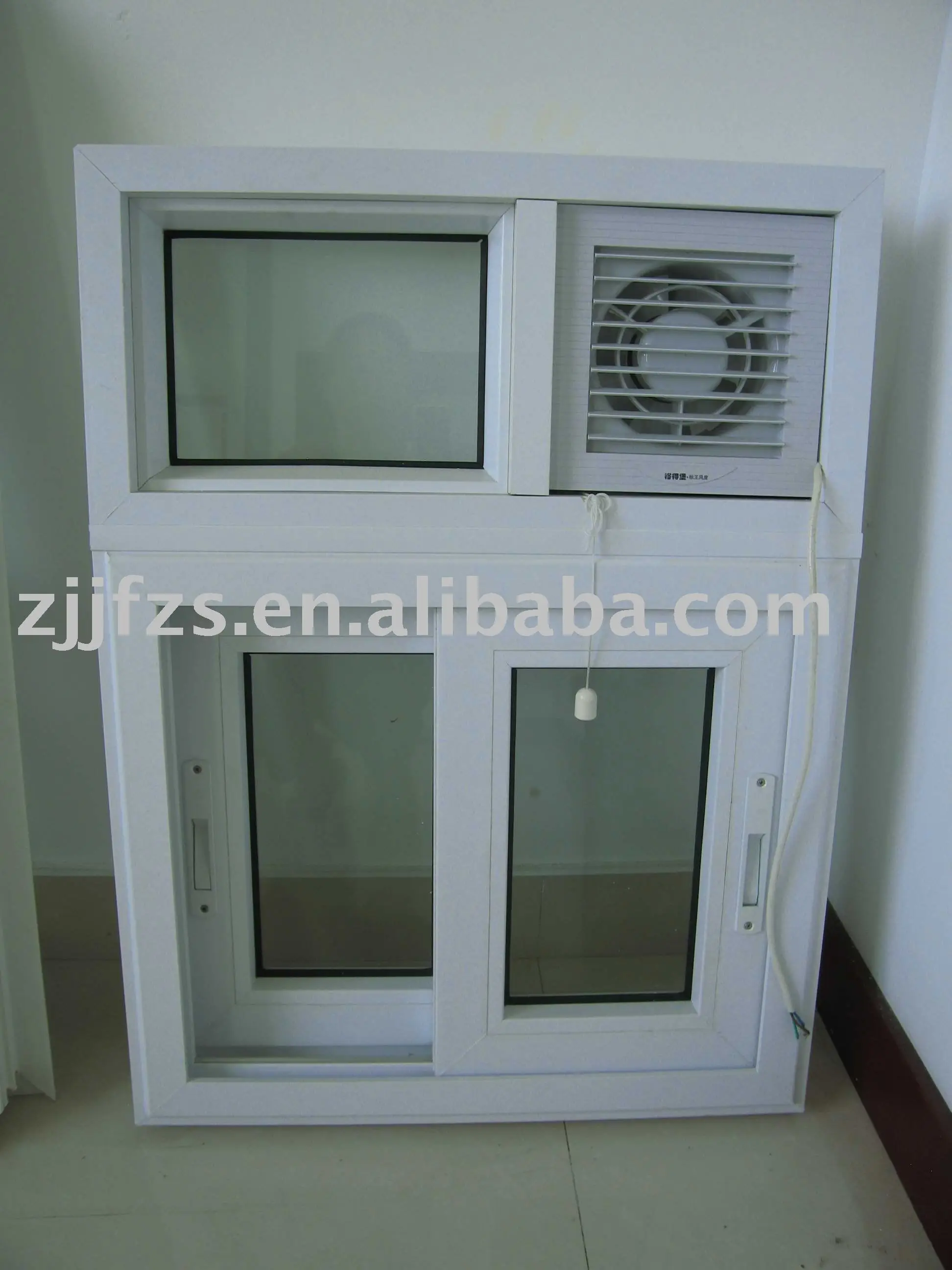 Pvc Window With Electrical Ventilation Fan Single Or Double Glazed Window Buy Pvc Window Pvc Mosquito Net Windows Welding Pvc Window Product On Alibaba Com