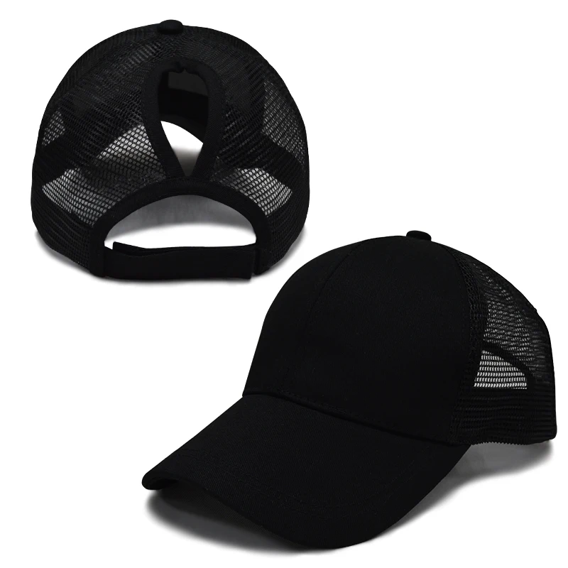 6 Panel High Pony Tail Hat,Customized 