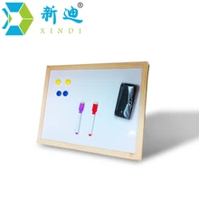 Free shipping dry erase magnetic board wood frame whiteboard can be erased easily and write repeatly.office supplier 30*40cm