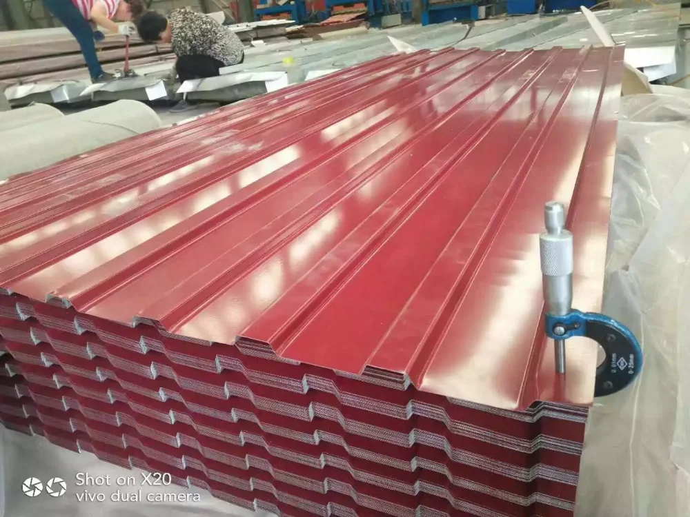30 Gauge Gi Zinc Coated Ppgi Ppgl Galvanized Corrugated Roofing Sheet