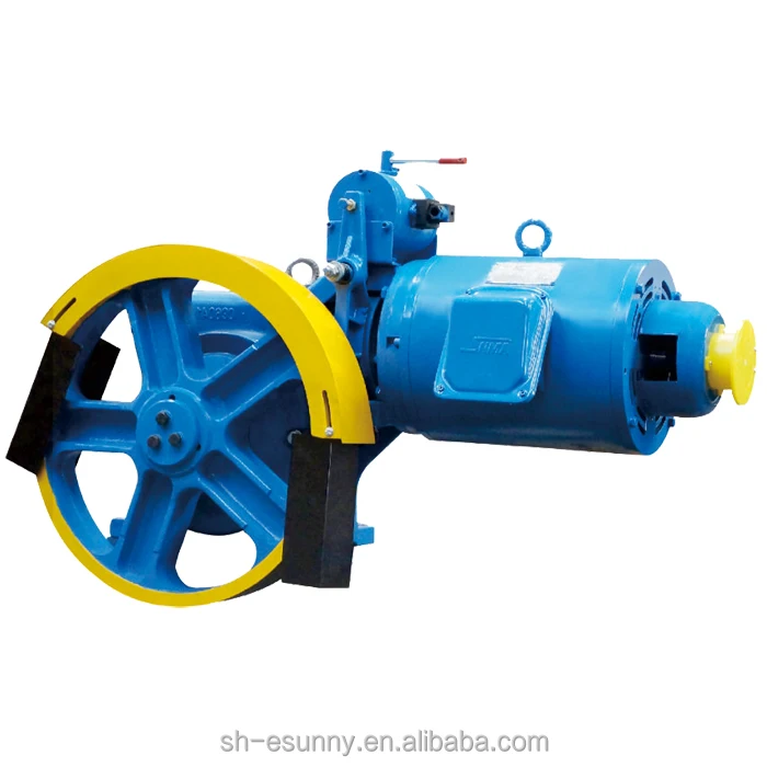 11 kw Loading 100kg Elevator Gear Traction Machine for the Passenger,Freight,Home Elevator Motor