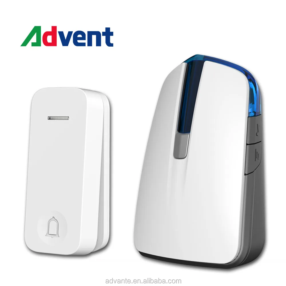 OEM Smart Wireless Doorbell Self Power Kinetic Push Button Wireless Battery Power Souse Door Bell Chime