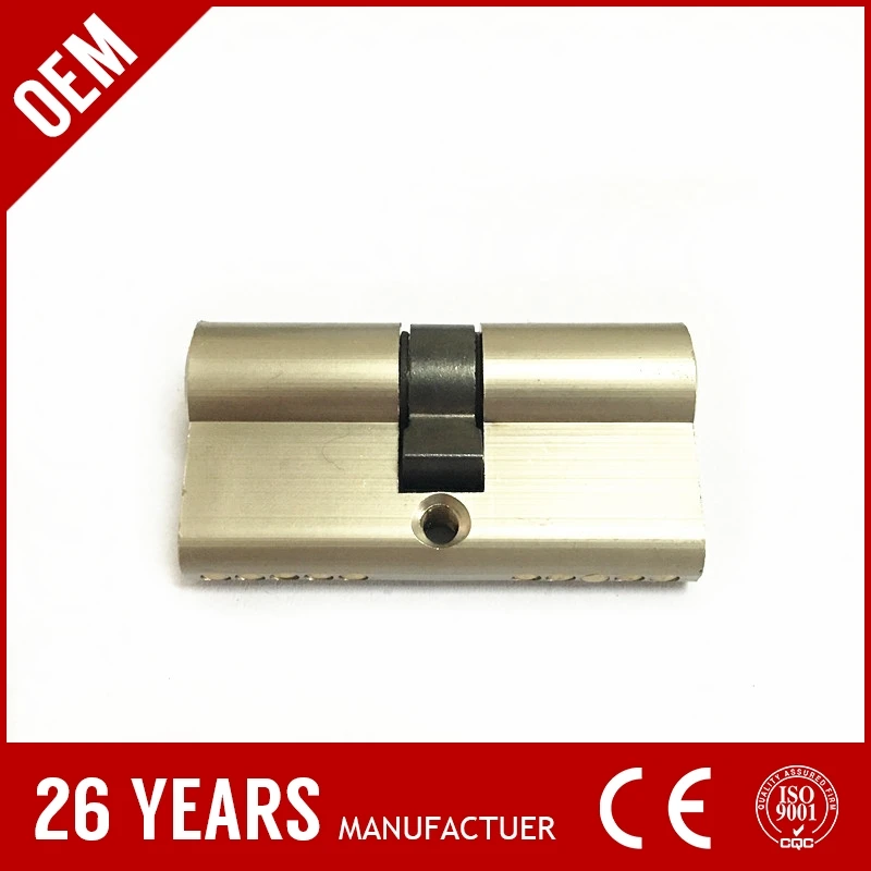 DOMUS Brass Double Side Key Types of Door Lock Keys with Nickel Plate