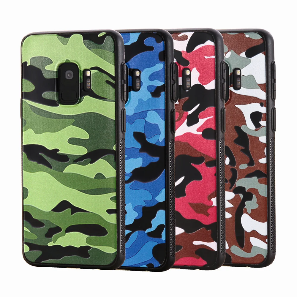 Matte Army Camouflage TPU Mobile Phone Case For Samsung Galaxy S22