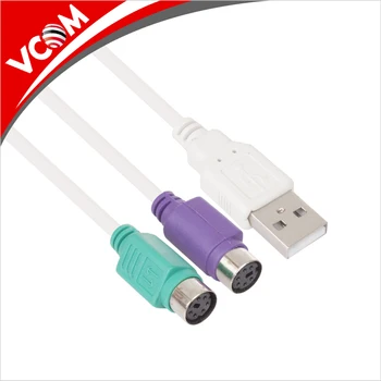 VCOM USB 2.0 Male to PS2 Female Adapter Cable for Keyboard Mice