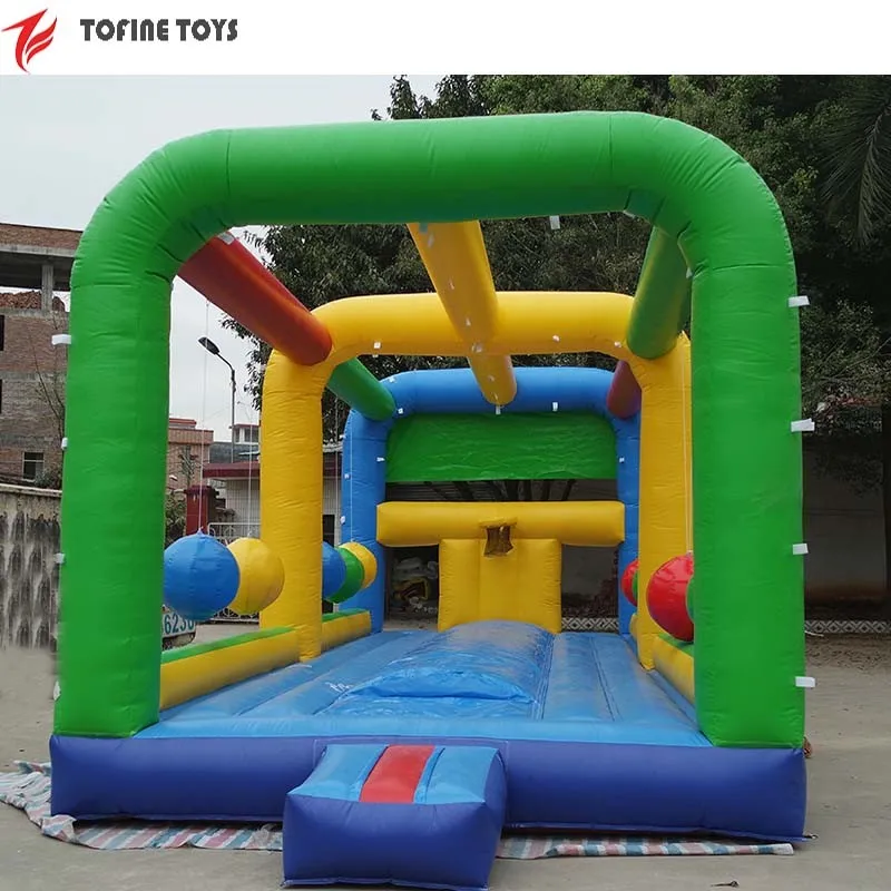 Inflatable Gauntlet Cannonballs Boulder Dash Challenge Game