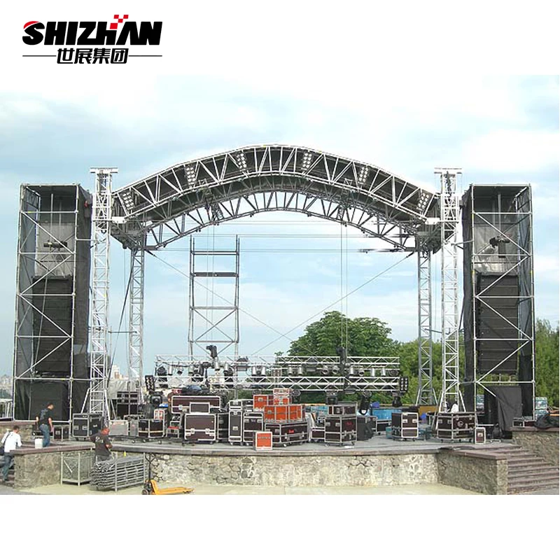20 Meter Span Aluminum Truss Structure/12' Roof Truss