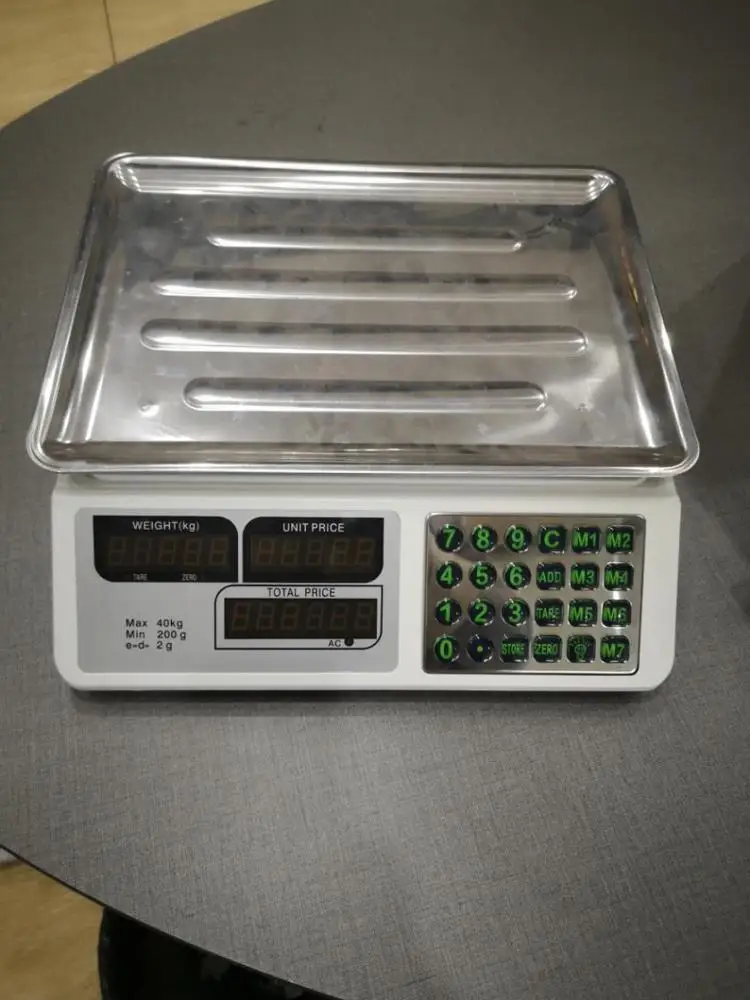Acs 40kg Price Computing Digital Weighing Scale