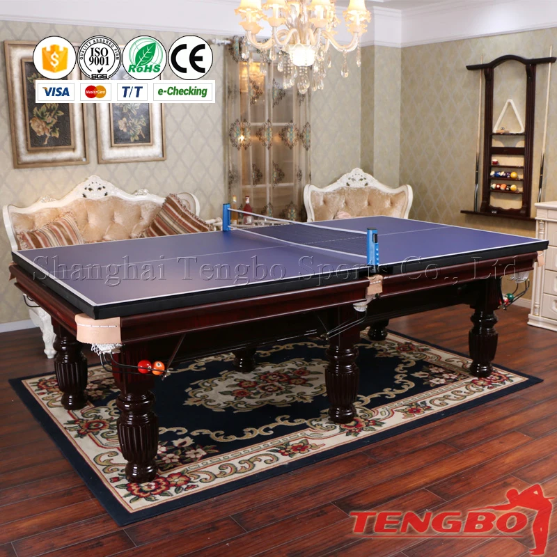 Chinese 8 Ball Pool Table 9ft 8ft Snooker Billiard Table