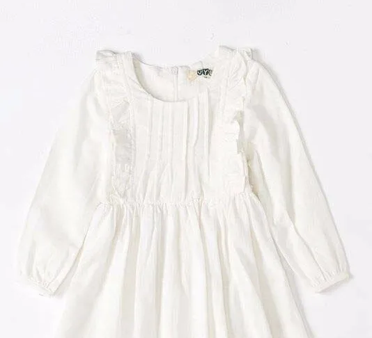 plain white dress girls