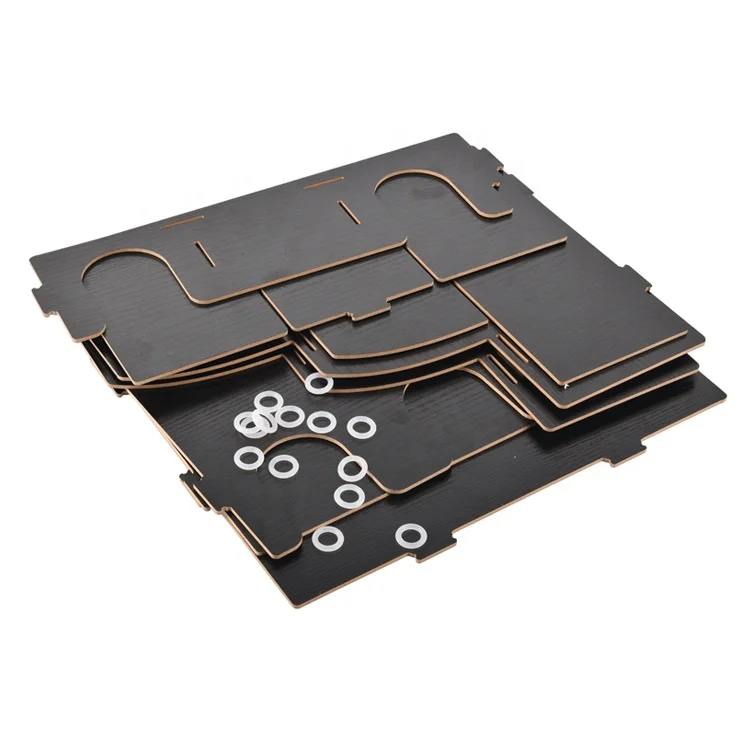 9 отсек кофе приправы Органайзер черный большой пространство многоразового использования Собранный деревянный бумажный стаканчик Органайзер