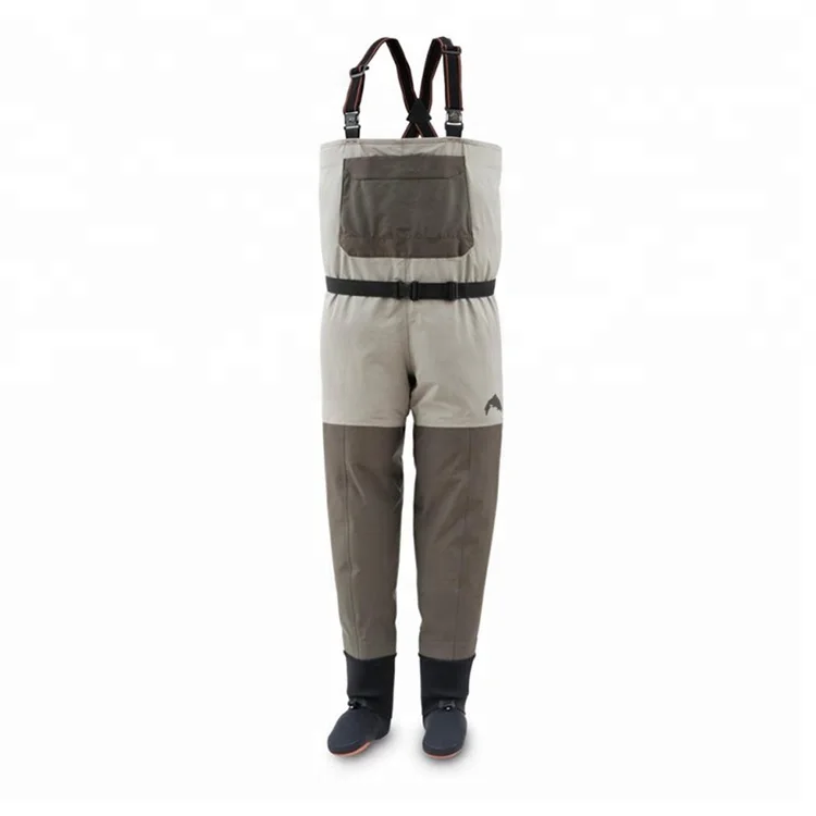 Best Breathable Neoprene Chest Stocking Foot Fishing Waders Pants with