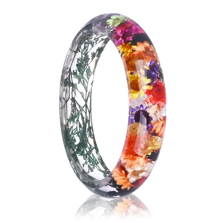 Beautiful Flower Bangles Clear Resin Bangle Factory - Buy Clear Resin  Bangle,Flower Bangles,Beautiful Flower Bangles Product on