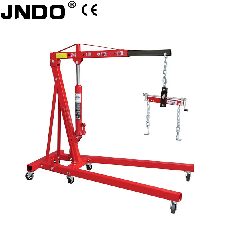 Foldable 360 Degrees Engine Lifter 1ton 2ton 3ton Workshop Mini Crane Hydraulic Hoist Engine Crane