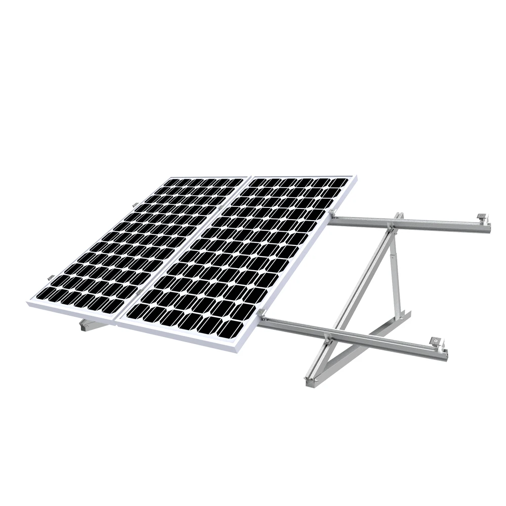 Solar Mounting System Flat Roof Ballasted Flat Concrete Roof Ground Mount Panel Kit Fixed