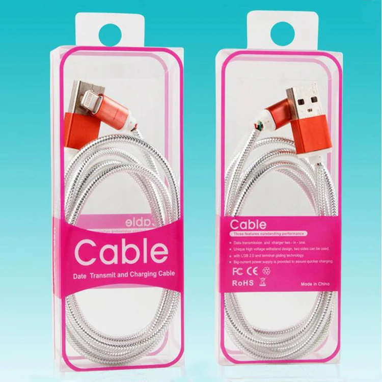 Кабель для зарядки блистер цифровые товары USB кабель для передачи данных упаковочная коробка
