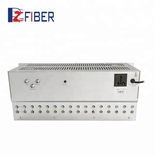 24 in 1 Modulator Fixed Analog 24 Channel CATV Modulator with a Combiner and Amplifier