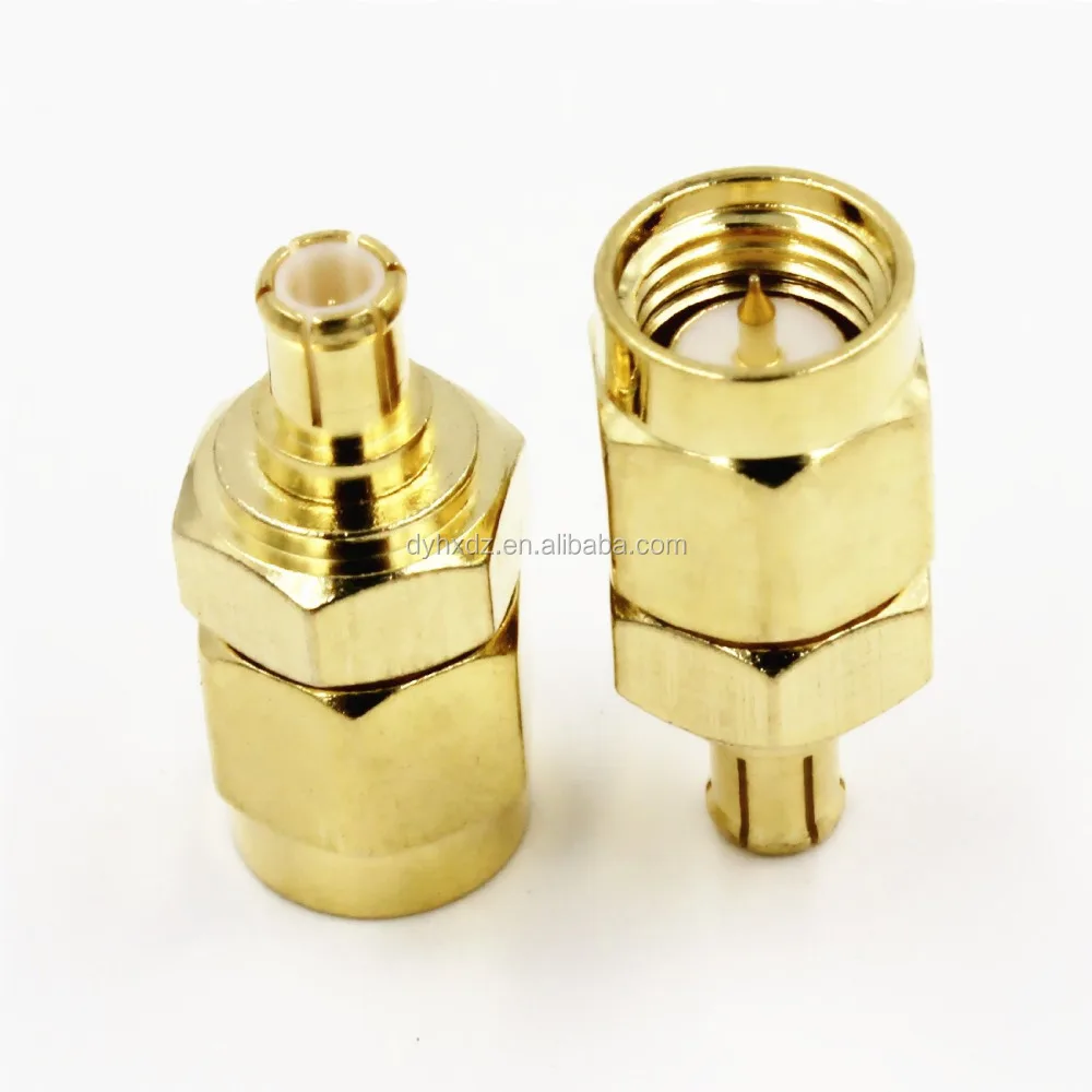 Straight MCX Male to SMA Male Adapter SMA to MCX Adaptor