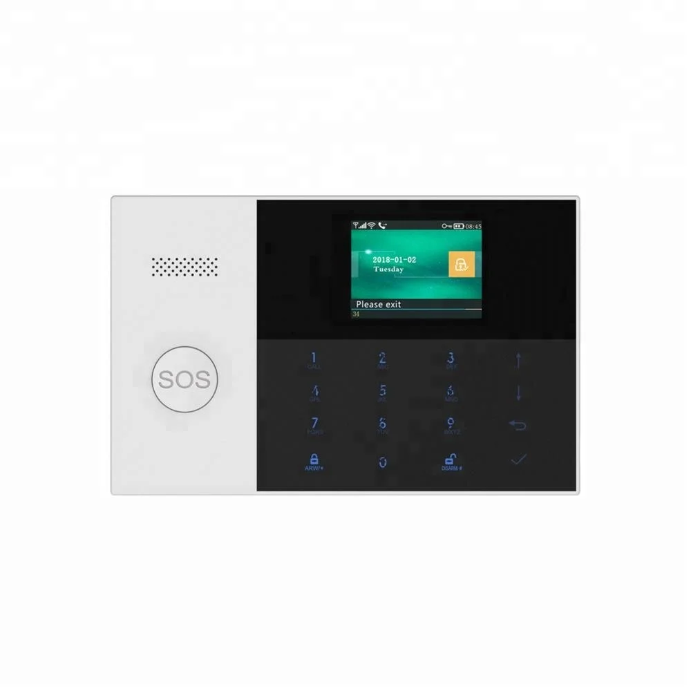 PGST 4G Security System Wireless Alarm Hub WiFi Smart Home With Motion Sensor Door Contact for Tuya Home Alarm Security System