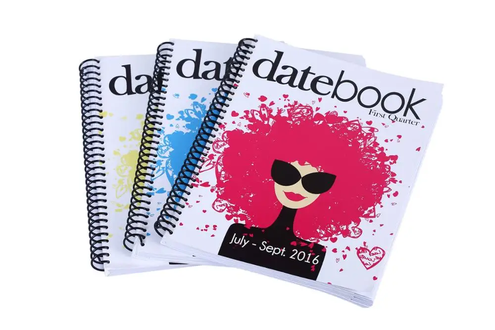 Оптовая продажа, индивидуальный высококачественный кожаный планировщик, журнал, книга, блокнот, услуги печати