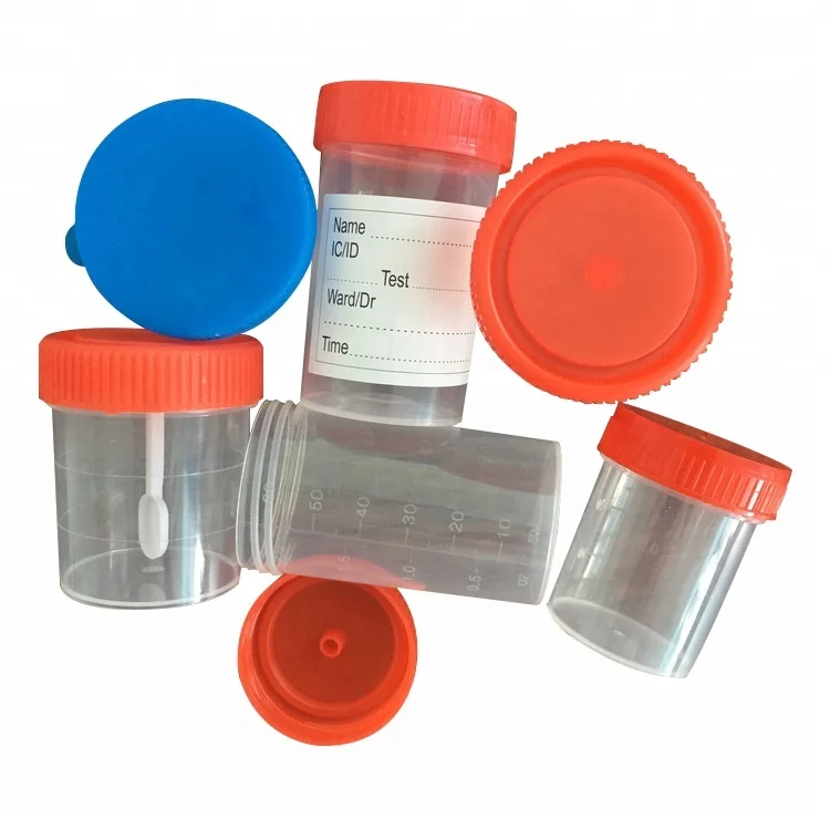 Consumables Manufactory Direct Disposable Plastic Sterile Lab Stool Container 30-120Ml