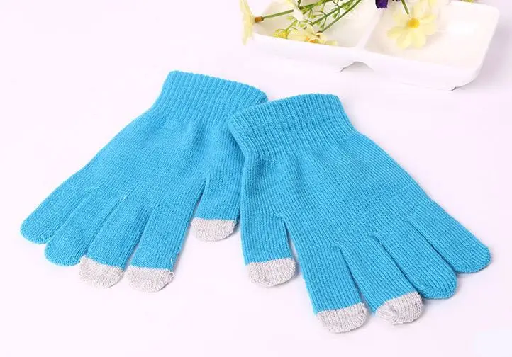 Дешевые мужские зимние термоперчатки теплые перчатки для сенсорных экранов женщин