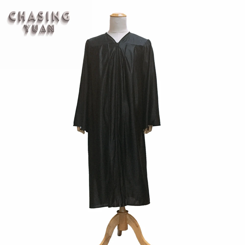 
Высококачественные блестящие черные халаты для церковного хора 