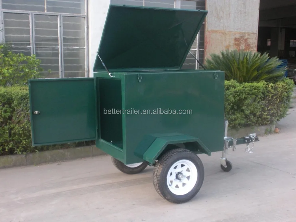 Powder Coated 4X4 Small Enclosed Dog Trailer