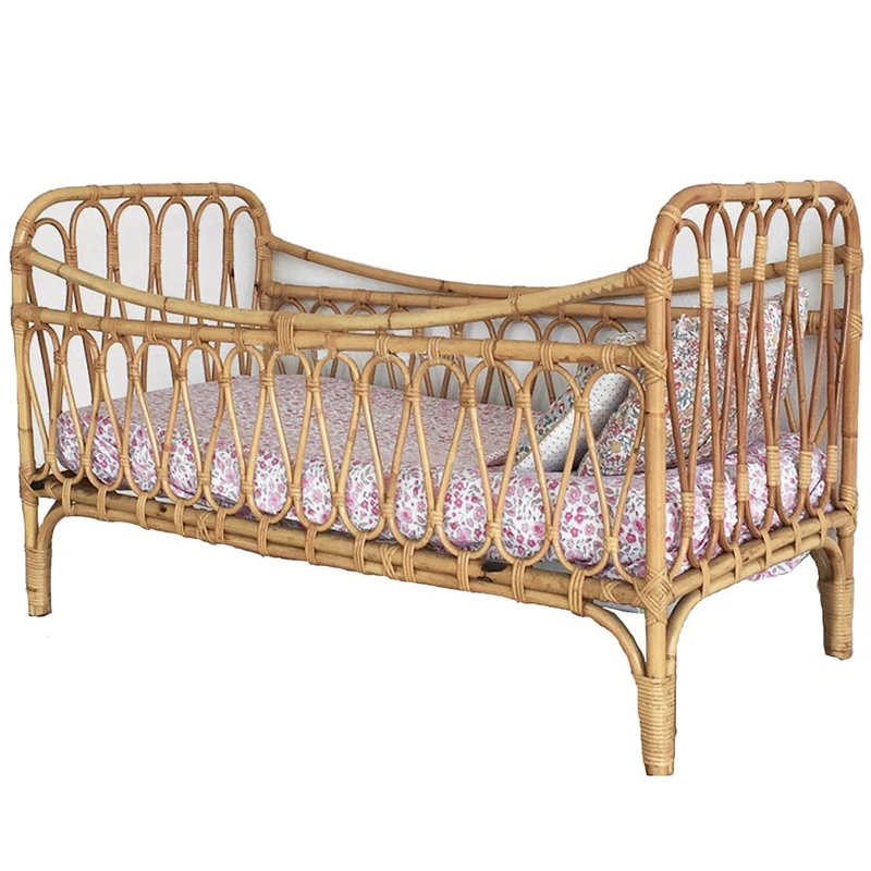 French Style Rattan Furniture Baby Bed Wicker Cribs For Nursery View Crib Love Product Details From Foshan Hanbang Co Ltd On Alibaba French Style Rattan Furniture Baby Bed