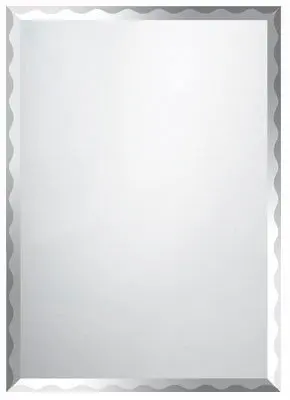 Прямоугольные ванной зеркало со граненый