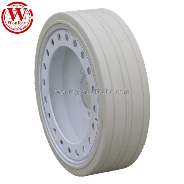 good price white 16x5 scissor lift solid tires for JLG 4520176 and JLG 4520174, 406x125