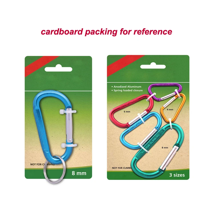 
 Профессиональный карабин в современном стиле, брелок-крючок, плоский квадратный алюминиевый мини-карабин  