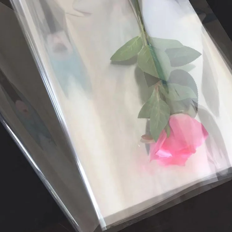 Clear Flower Bouquet Wrapping Paper 45cm*45cm Transparent Opp Plastic  55cmx55cm Waterproof Glassine Paper - Buy New Cellophane Perlescent Film  Flower