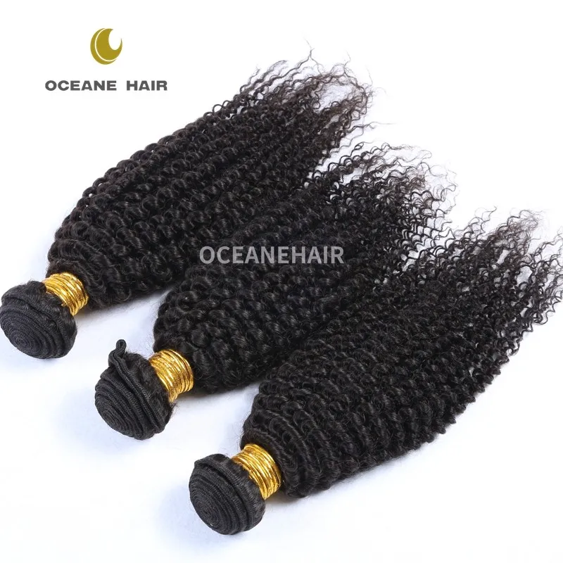 Wholesale Natural human hair kinky curly bundles in human hair extensions  Kinky Curly 8-28 inches long hair Brazilian 100% virgin hair bundles extension  