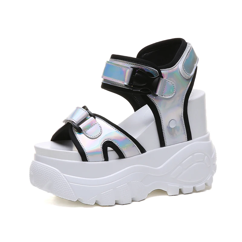 Sandalias Altas Plataforma En Goma | MercadoLibre 📦