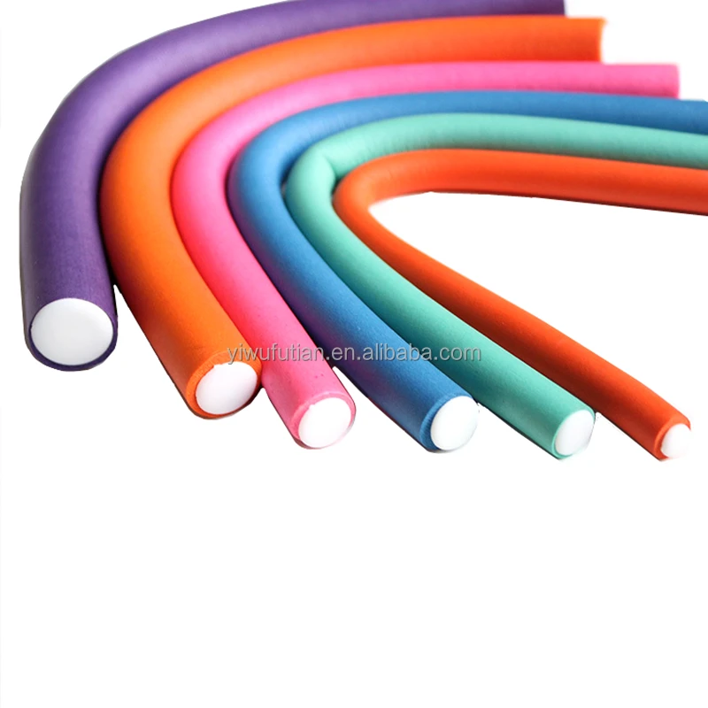 10 Pcs/set Hair Curler Curling Sticks Soft Foam Twist Flexi Rods - Buy 10  Pcs/set Hair Curler,Curling Sticks,Soft Foam Twist Flexi Rods Product on  
