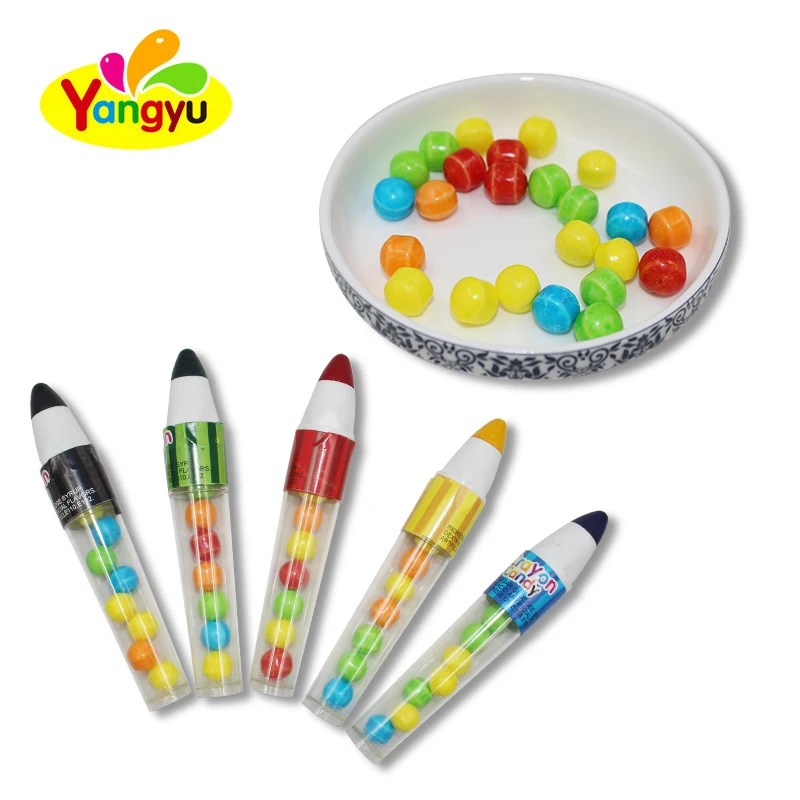 Crayon Pen Promotional Toy Candy Cheap from China for wholesale