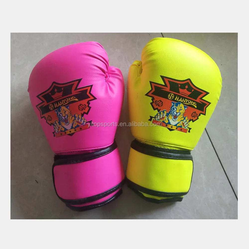 Оптовая продажа детские боксерские перчатки из искусственной кожи для