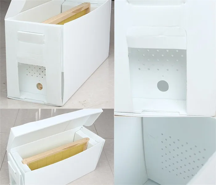 5 Frame Nuc Box Queen Bee Mini Mating Nucleus Beehive Cardboard Bee Box