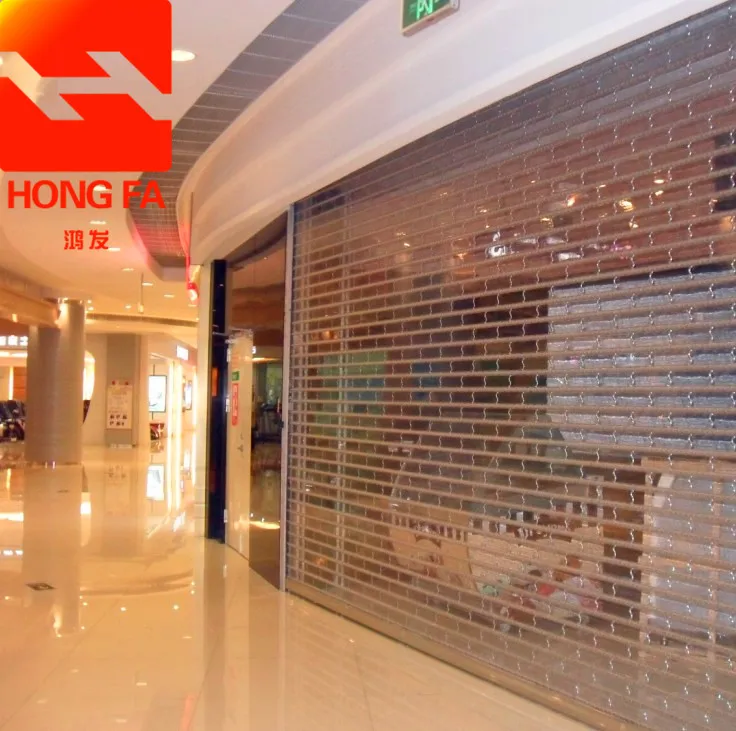 Shop Crystal Lattice Polycarbonate Roller Shutter Door