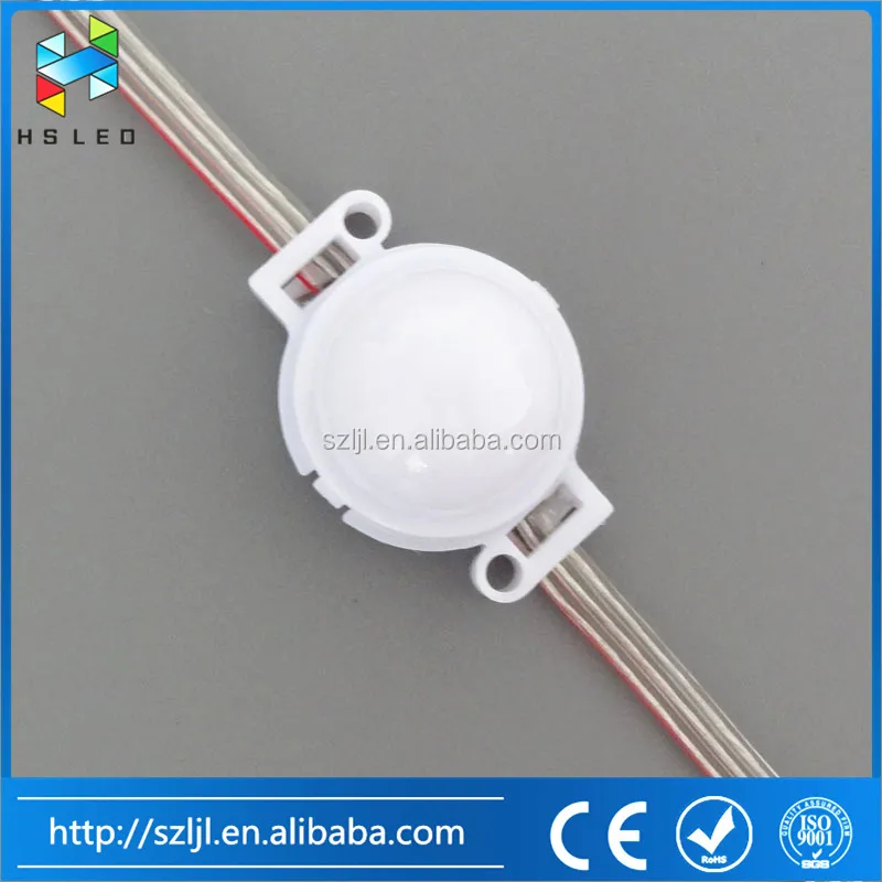 DMX WS2811 3 Points Rgb Pixel Led 30mm Led Pixel Point Light for Amusement Rides