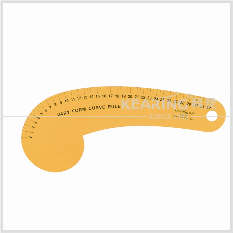 kearing brand 1 2mm thickness plastic transparent french curve ruler with 32cm for tailoring 6132b buy 32cm french curve ruler armhole curve ruler fashion design ruler product on alibaba com
