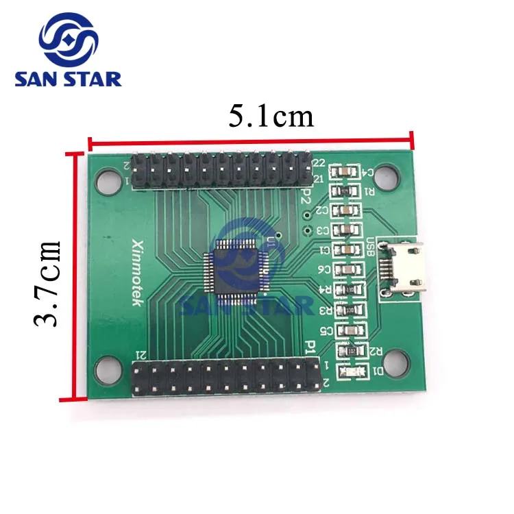 2 игровых USB-контроллера Jamma Arcade работает на ПК, PS3 ,Linux и MAC-аркадные детали