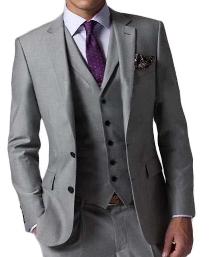 Morili 3 Piece Suit Custom Slim Fit Wedding Suits Gray Navy Blue Blazer  Suits Set For Men Mma202 - Buy Mens Suits 3 Piece Slim Fit,Men Suits 3  Pieces,Mens Slim Fit Suits