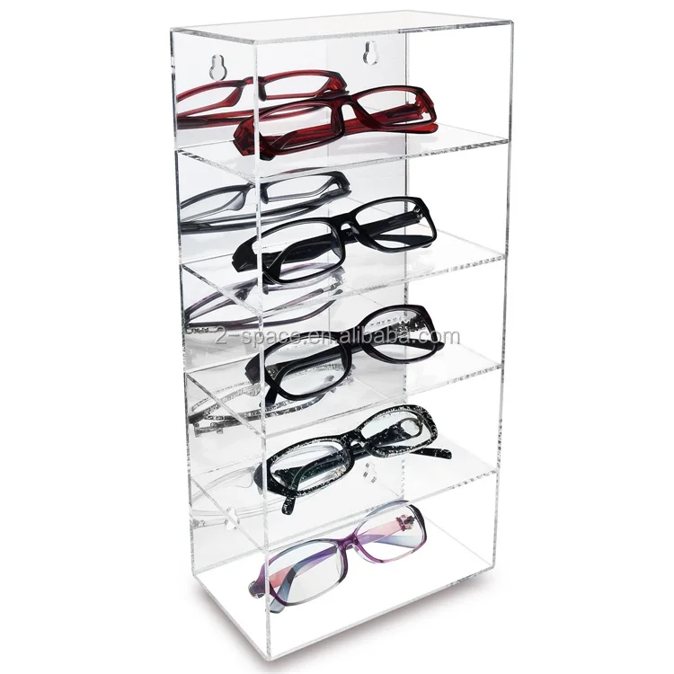 wand montiert brillen box mit schublade plexiglas brillen