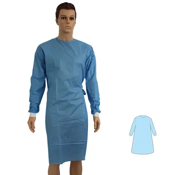 High quality smms surgical gown non woven Disposable Surgery Gown