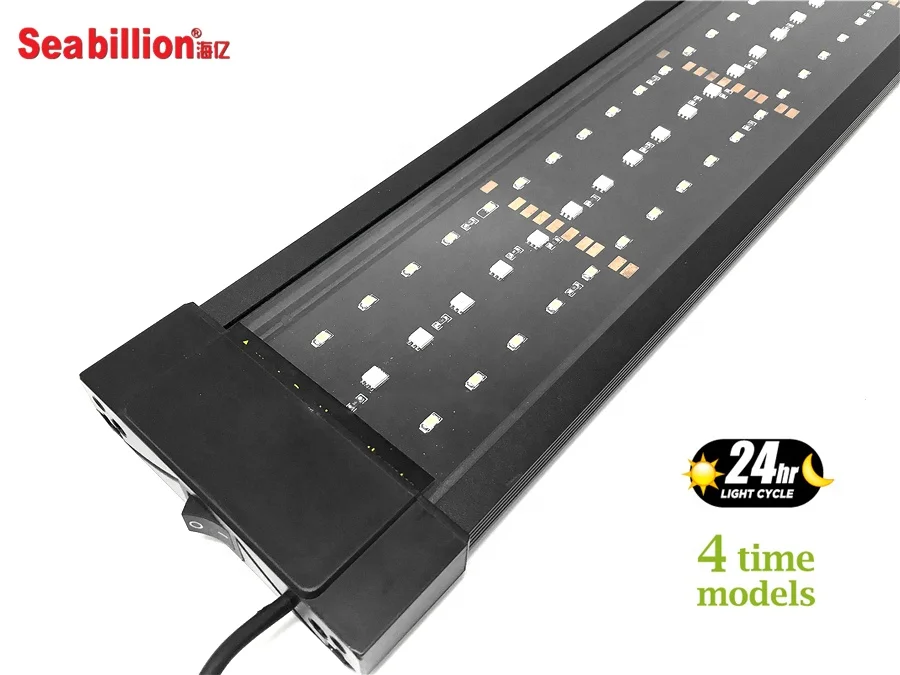 Seabillion 2019 Aquarium Bracket Lamp Aluminum Alloy Full Spectrum LED Light