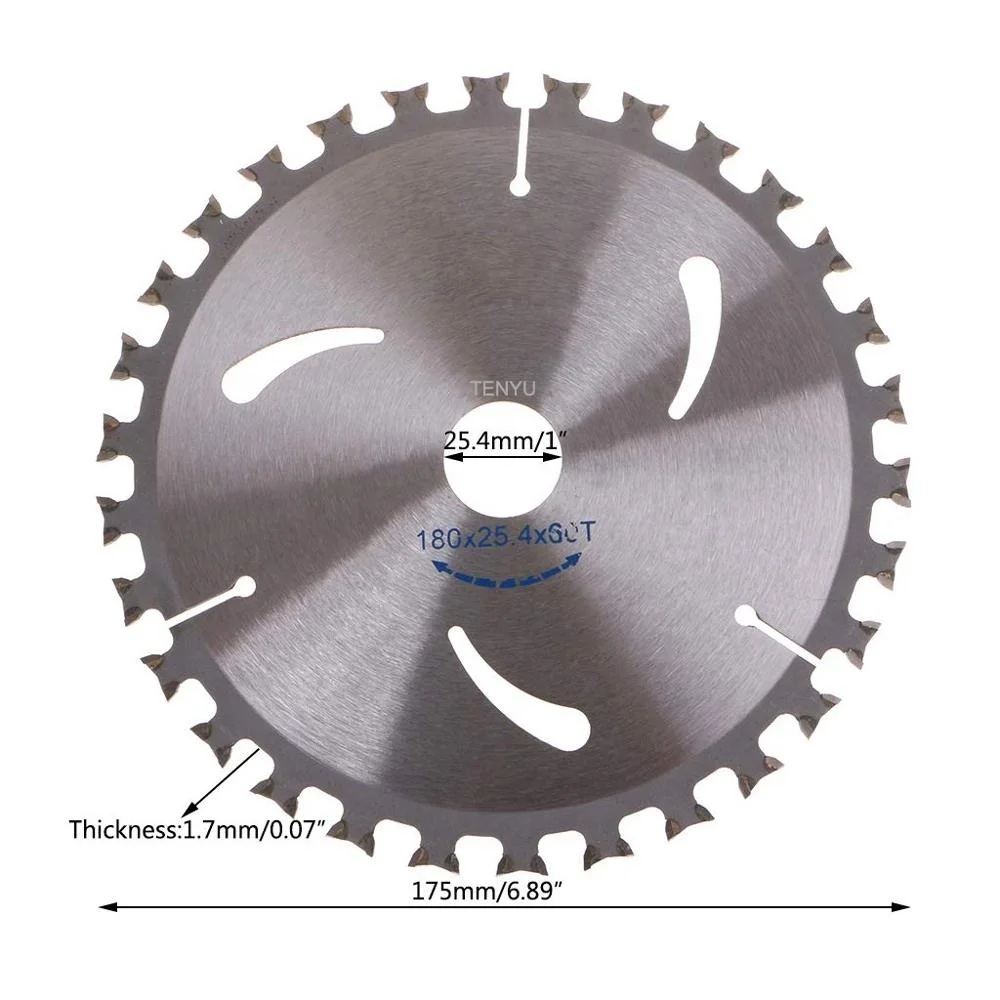 T Type Tooth Thin Kerf Carbide TCT Circular Saw Blade for Cutting Wood Lumber Works With Precision Framing Double Teeth