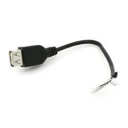 Высококачественный индивидуальный кабель для зачистки проводов, usb a, штекер, гнездо, кабель с открытым концом
